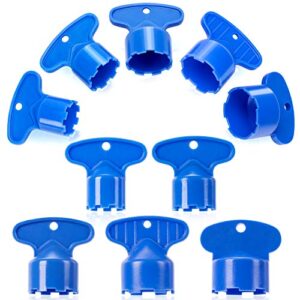 oiiki 10pcs cache faucet aerator key, removal wrench tool, for 16.5mm/0.65inch, 18.5mm/0.72inch, 21.5mm/0.85inch, 22mm/0.87inch, 24mm/0.94inch, 2pcs for each size