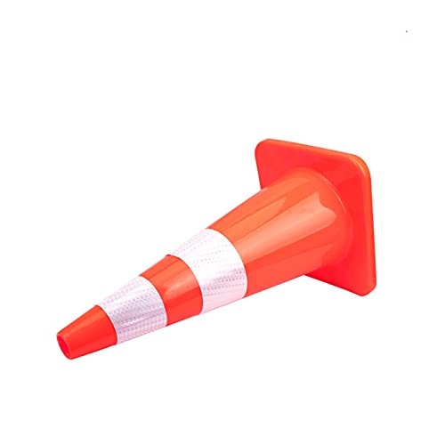 [ 12 Pack ] 28" Traffic Cones Plastic Road Cone PVC Safety Road Parking Cones Weighted Hazard Cones Construction Cones Orange Parking Barrier Safety Cones Field Marker Cones Traffic Cones (12)