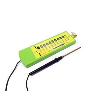 kuguo voltage tester neon 10-light 10000volt electric fence voltmeter for horse or livestock farm tester