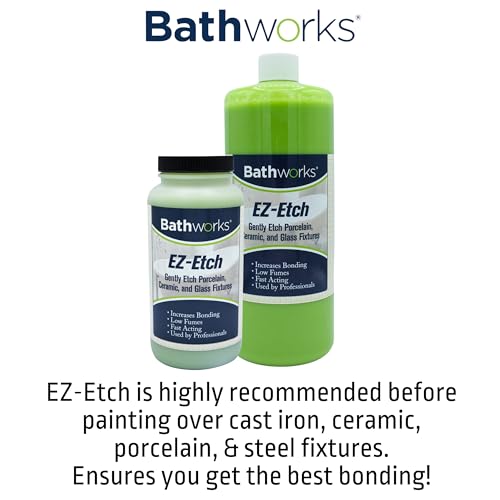 Bathworks Bathtub Refinishing Kit STANDARD 22 oz. Tub & Tile W/Non-Slip Protection WHITE