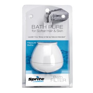 sprite showers bb-wh ball bath filter, white