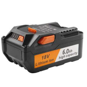 tree.nb 18v 6.0ah lithium battery - replacement for ridgid power tool battery ac840087 r840083 r840085 r840086 r840087 r840089 ac840085 ac840086 ac840087p ac840089 ac840094 cordless drill tools