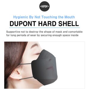 HAPPYDAY , 25 Packs, Made in KOREA Premium KF94 Micro Dust Protection Individually Packaged Black Face Mask Large