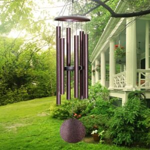 fdocoi wind chimes for outside deep tone,38'' large memorial wind chimes outdoor,sympathy wind chimes gifts for mom/grandma,balcony,garden décor,bronze