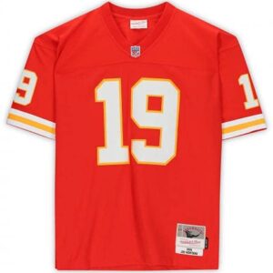 Joe Montana Kansas City Chiefs Autographed Red Replica Mitchell & Ness Jersey - Autographed NFL Jerseys