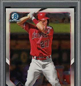 Mike Trout 2018 Bowman Chrome Baseball Card #37 Graded PSA 10 GEM MINT