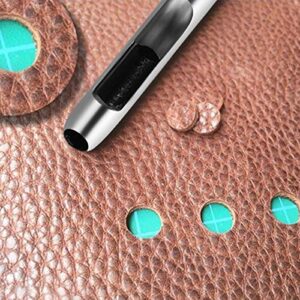 Leather Hole Punch, Leather Punch Tool, Leather Stitching Punch, Leather Punch for Leather Watch Band, Leather, Gasket Belt, Fabric, Canvas Paper Plastics. 6Pcs(1.5mm-4mm)- QUIUMES