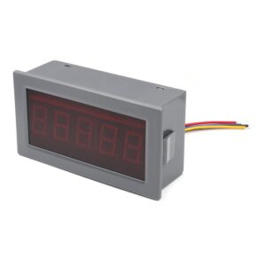 fielect digital dc voltmeter panel dc 0-600v led digital volt voltmeter panel dc voltmeter, 4 1/2 digit
