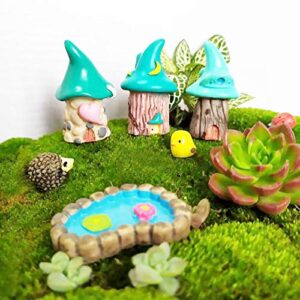 BEZALEL Mini Fairy Garden Accessories Outdoor - Miniature Fairy Garden Supplies Miniature Garden Accessories with Fairy Garden Animals, Houses, Decor for Garden Patio Micro Landscape Yard Bonsai