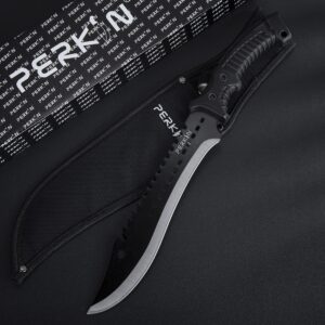 Perkin Fixed Blade Hunting Knife With Sheath Bushcraft Knife Survival Knife PSL2006