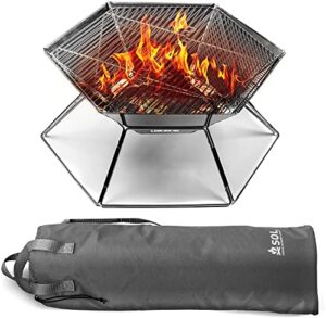 survive outdoors longer flatpack packable fire pit