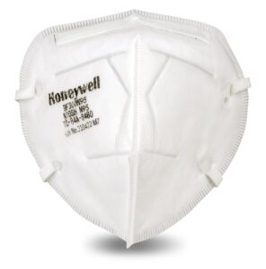 honeywell safety df300 n95 flatfold disposable respirator- box of 20, white,one size fits all