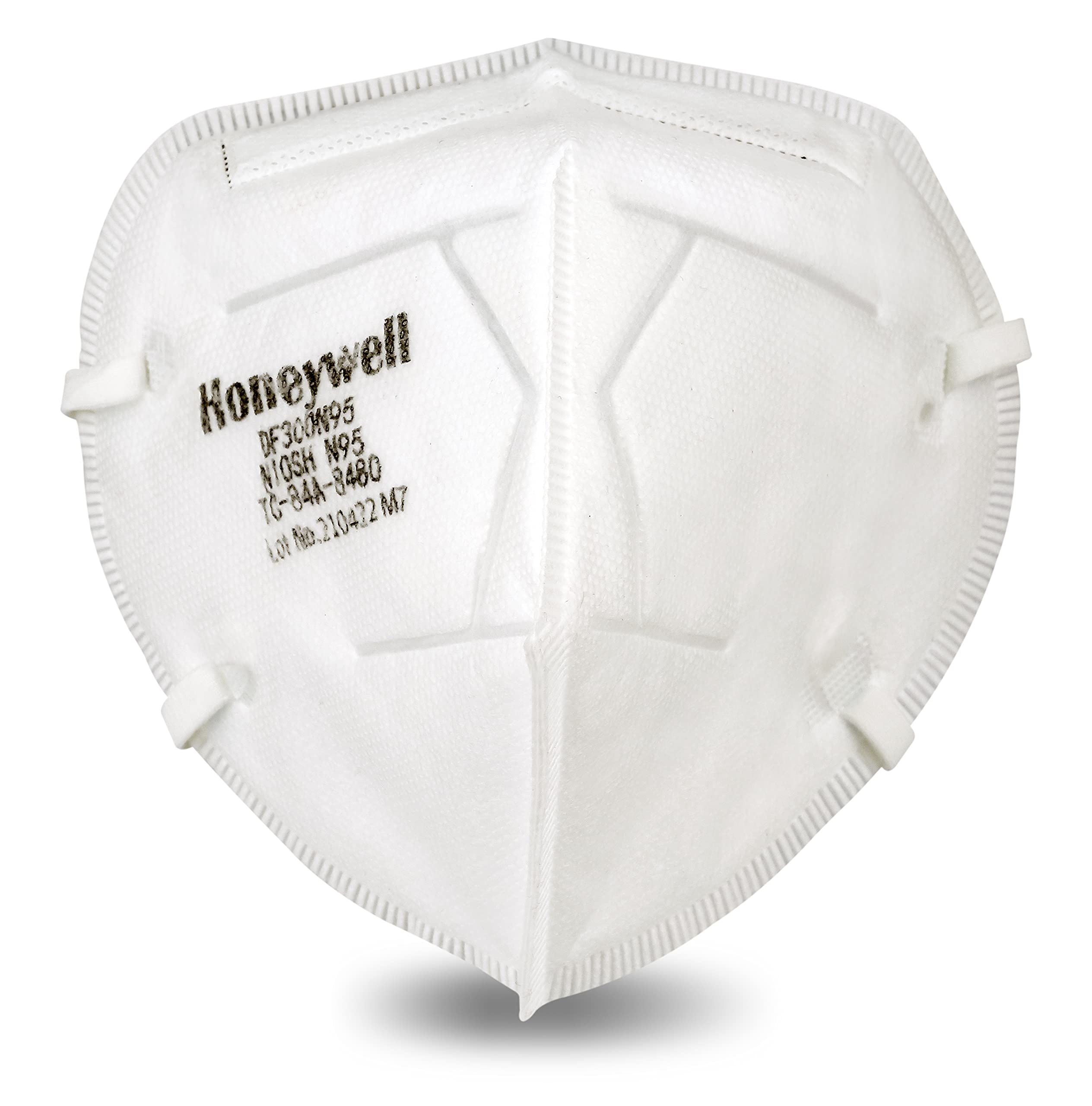 Honeywell Safety DF300 N95 Flatfold Disposable Respirator- Box of 20, White,One Size Fits All