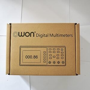 OWON XDM1041 Mini Desktop Digital Multimeter, 3.7in LCD Mini Digital Multimeter True RMS Temperature Tester Meter