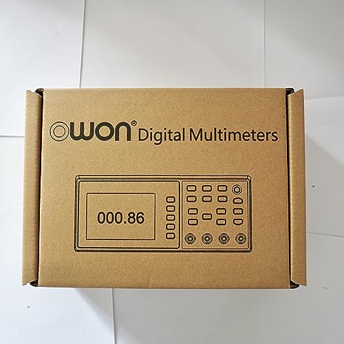 OWON XDM1041 Mini Desktop Digital Multimeter, 3.7in LCD Mini Digital Multimeter True RMS Temperature Tester Meter