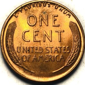 1942 D Lincoln Wheat Cent Red BU MS Penny Seller Mint State