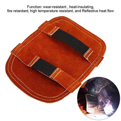 Sonew Split Cowhide Leather Heat Shield, Welding Gloves, Aluminized Back Welding Hand Pad