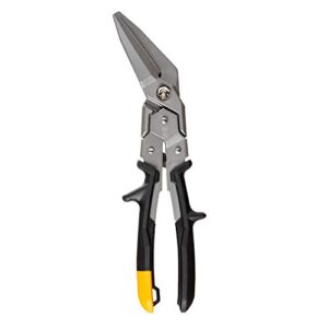 ToughBuilt - Straight Offset Long Cut Aviation Snips - One Handed Lock Operation - (TB-H4-60-SOL)