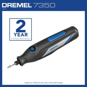 Dremel 7350-5 Cordless Rotary Tool Kit, Includes 4V Li-ion Battery and 5 Rotary Tool Accessories - Ideal for Light DIY Projects and Precision Work