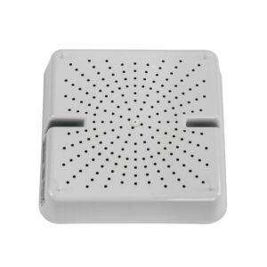 GSW ABS Plastic Floor Sink Drain Strainer Drop-in Basket 8-1/2”W x 8-1/2”L x 2-1/4”H - Perfect for Restaurant, Bar, Buffet (2" H ABS)