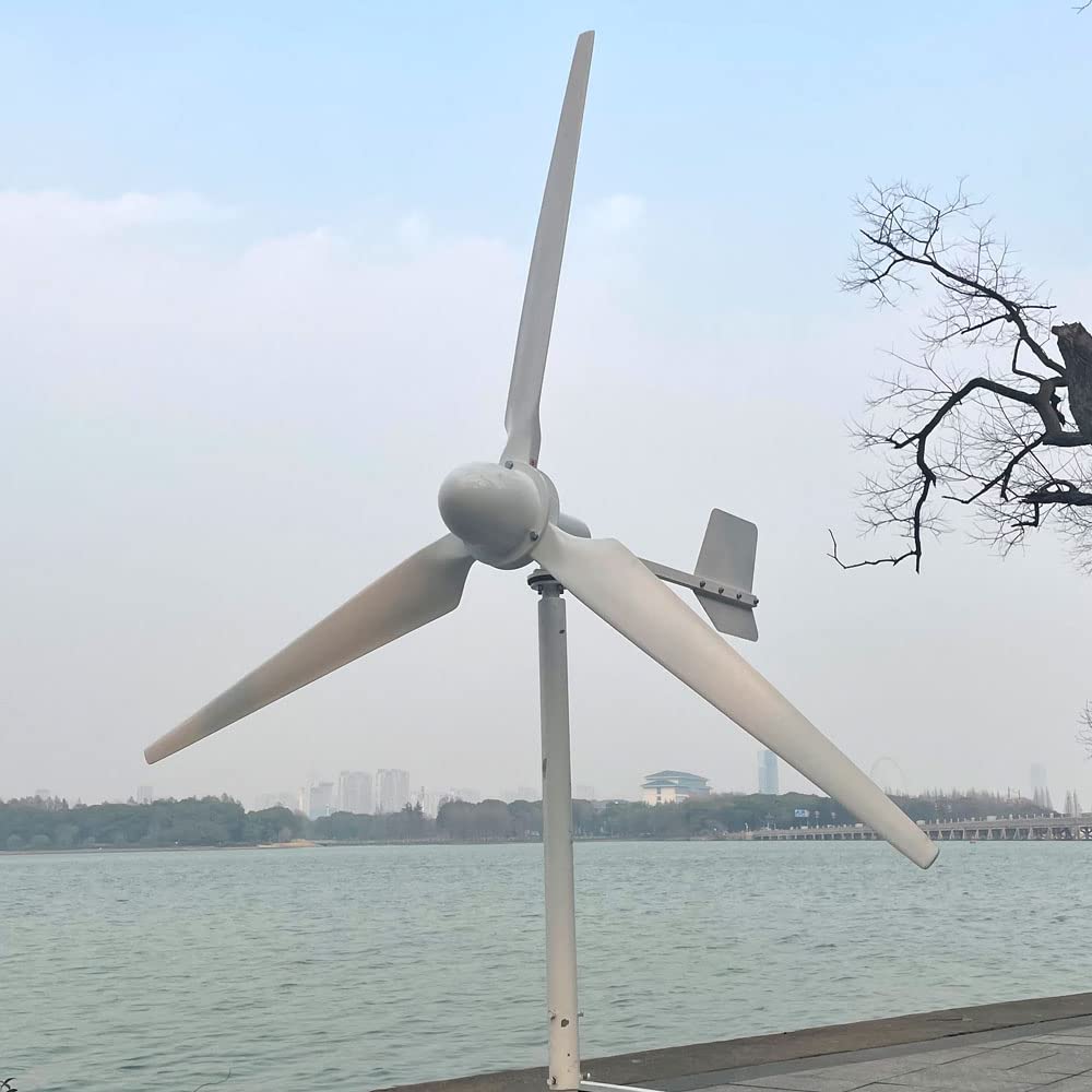 3000W Horizontal Wind Turbine 48v 96v 220v AXIS Permanent Magnet 3KW Wind Generator High Efficiency Free Power (3000W, 48V)