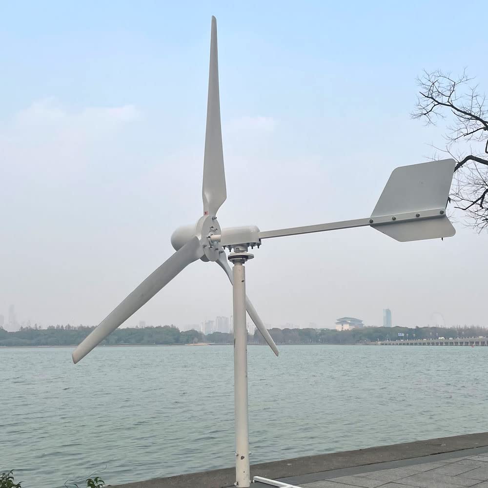 3000W Horizontal Wind Turbine 48v 96v 220v AXIS Permanent Magnet 3KW Wind Generator High Efficiency Free Power (3000W, 48V)