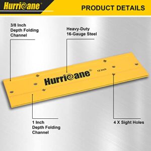 HURRICANE 12 Inch Folding Tool, Sheet Metal Bending Tool for HVAC, Bending and Forming Metal