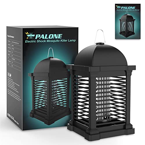 PALONE Bug Zapper 20W 4300V Mosquito Zapper Indoor Electric Bug Zapper Outdoor, High Powered Fly Zapper for Home Backyard Patio