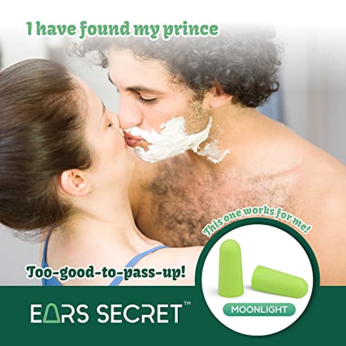 EARS SECRET Foam Ear Plugs for Sleeping, 50+3Pairs Earplugs 38dB Comfortable Ear Plugs for Sleeping Noise Cancelling, Travel, Snoring, Concert, Loud Noise, Shooting, Studying and Work