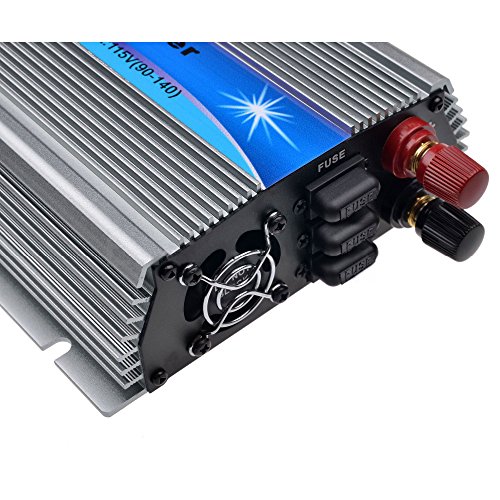 Y&H 1400W Grid Tie Inverter Stackable MPPT Pure Sine Wave DC30-45V Solar Input AC110/120V Power Output fit for 24V 36V PV Panel【Voc34-46V】