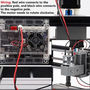 Upgraded Mcwdoit 775 Spindle Motor - 20000RPM, DC 12-24V, Electrical DC Motor for 3018/3018Pro/ 3018Pro-M CNC Router Machine, with 3.175mm ER11 Collet