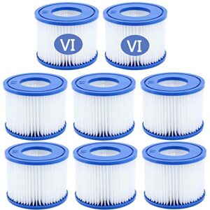 imee type vi spa filter for coleman, pool filter pump, hot tub filters for saluspa, pool filter 8 pcs