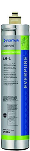 Everpure EV963526 4H-L Water Filter Replacement Cartridge, Silver