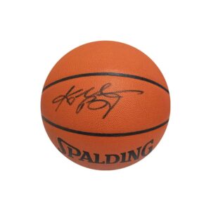 kobe bryant autographed spalding basketball - psa/dna loa