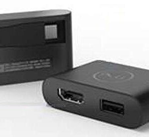 Dell DA20 USB Type-C to HDMI/USB Type-A Adapter Drop in The Box Component for: XPS 15-9500 Laptop XPS 17-9700 Laptop, Precision 5550 Mobile Workstation, Precision 5750 Mobile Workstation