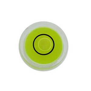 Circular Bubble Spirit Level BY GFNT for Tripod, Phonograph, Turntable Etc 6PCS (18x9mm green)