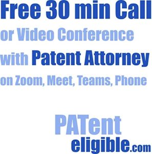 30 min video conference or call with us patent attorney to protect invention idea and to evaluate patentability