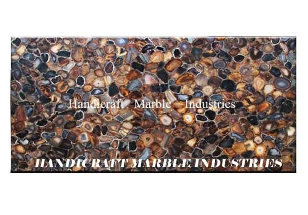 36"x12" Mix Multi Colour Agate Table Top Rectangular Table, Center Table, Coffee Table, Patio Table, Hallway Table, Living Room Furniture