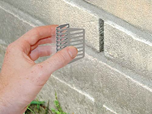 Rid-O-Mice Stainless Steel Brick Weep Hole Covers (80, 2.75 Inch) Stops and Keeps Out Mice, Wasps, Bees, Lizards, Snakes, Scorpions and Many Insects.