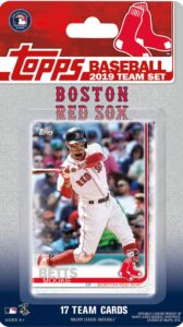 boston red sox 2019 topps factory sealed limited edition 17 card team set with dustin pedroia and mookie betts plus