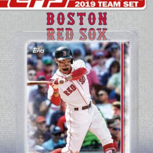 Boston Red Sox 2019 Topps Factory Sealed Limited Edition 17 Card Team Set with Dustin Pedroia and Mookie Betts Plus