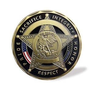 Saint Michael Police Prayer Law Enforcement Challenge Coin