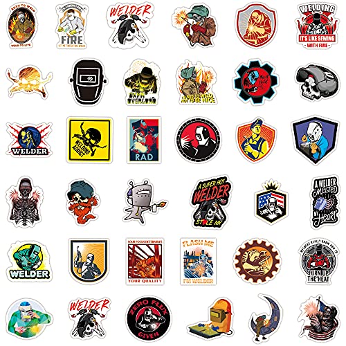 Hard Hat Stickers, 155 Pcs Funny Sticker Decals for Tool Box Helmet Hood Hardhat, Gifts for Teens Adult Essential Worker Welder Construction Union Military Oilfield Electrician