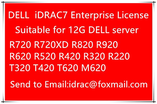 Dell iDRAC 9 Enterprise License Compatible for Remote Management of PowerEdge R340 R240 R440, R640, R740, R740XD, R940 R940XA T340, T440, and T640 Servers