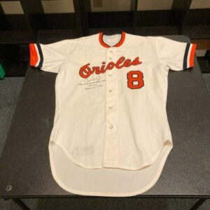 Cal Ripken Jr. 1981 Rookie MLB Debut Signed Game Used Jersey Mears 10 Ripken LOA - MLB Autographed Game Used Jerseys