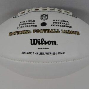 San Francisco 49ers Official NFL Signature Autograph White Panel Football NIB - Autographed Footballs