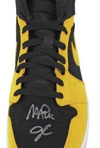 Lakers Magic Johnson Signed 2018 Nike Air Jordan 1 Mid Size 14 Shoes w/ Box BAS - Autographed NBA Sneakers