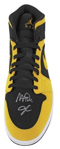 Lakers Magic Johnson Signed 2018 Nike Air Jordan 1 Mid Size 14 Shoes w/ Box BAS - Autographed NBA Sneakers