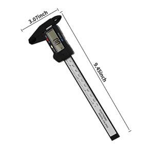 MEASUREMAN Electronic Digital Caliper Plastic Vernier Caliper with Large LCD Screen, Auto-Off Feature, Inch and Millimetre Conversion, 0-6 Inch/0-150 mm