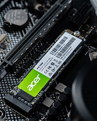 acer FA100 512GB SSD - M.2 2280 PCIe Gen3 x 4 NVMe Interface, 8 Gb/s, 3D NAND Internal Solid State Hard Drive Up to 3200 MB/s - BL.9BWWA.119